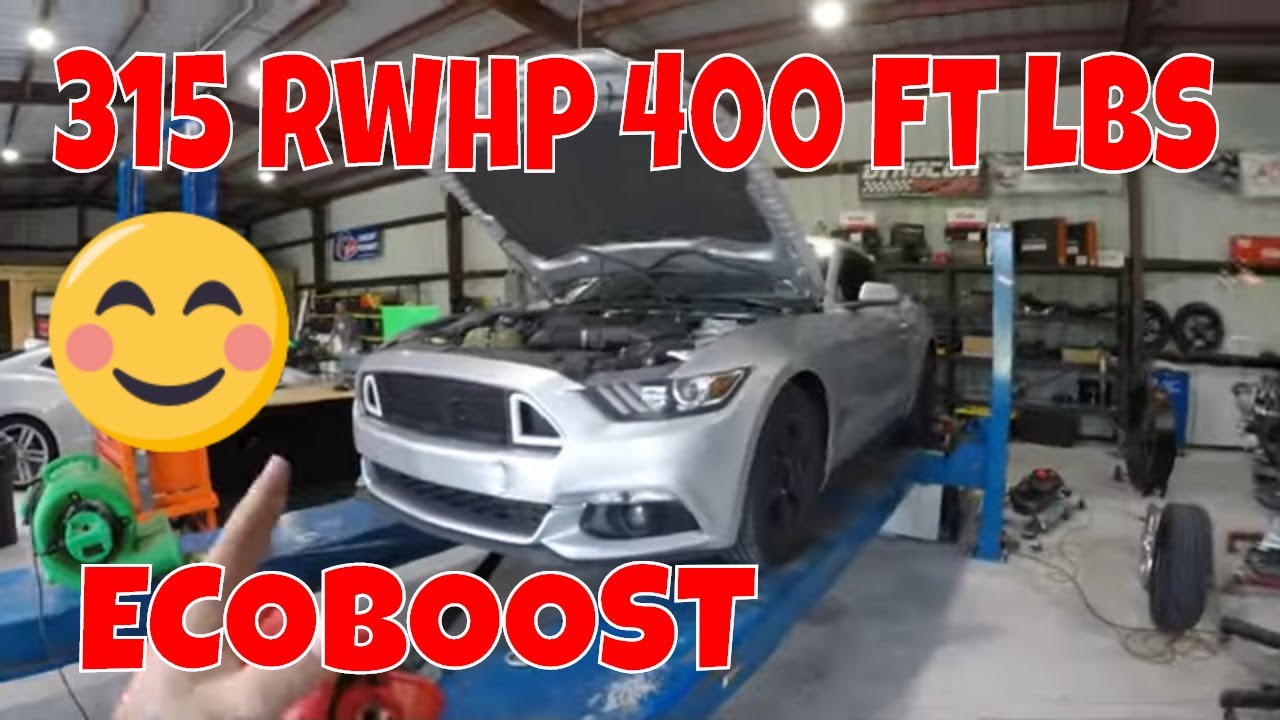 Dyno Tuning the EcoBoost Mustang - 315 rwhp 400 ft lbs of torque