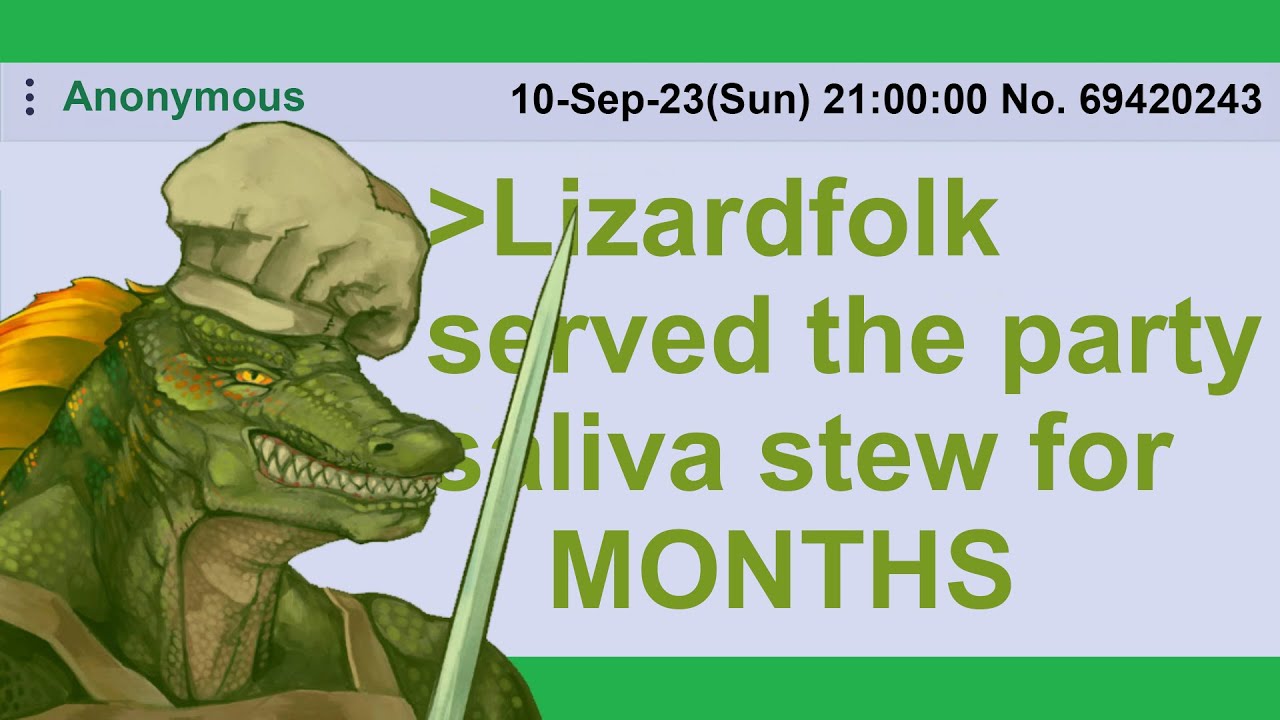 Do NOT eat Lizardfolk stew | r/DnDGreentext [