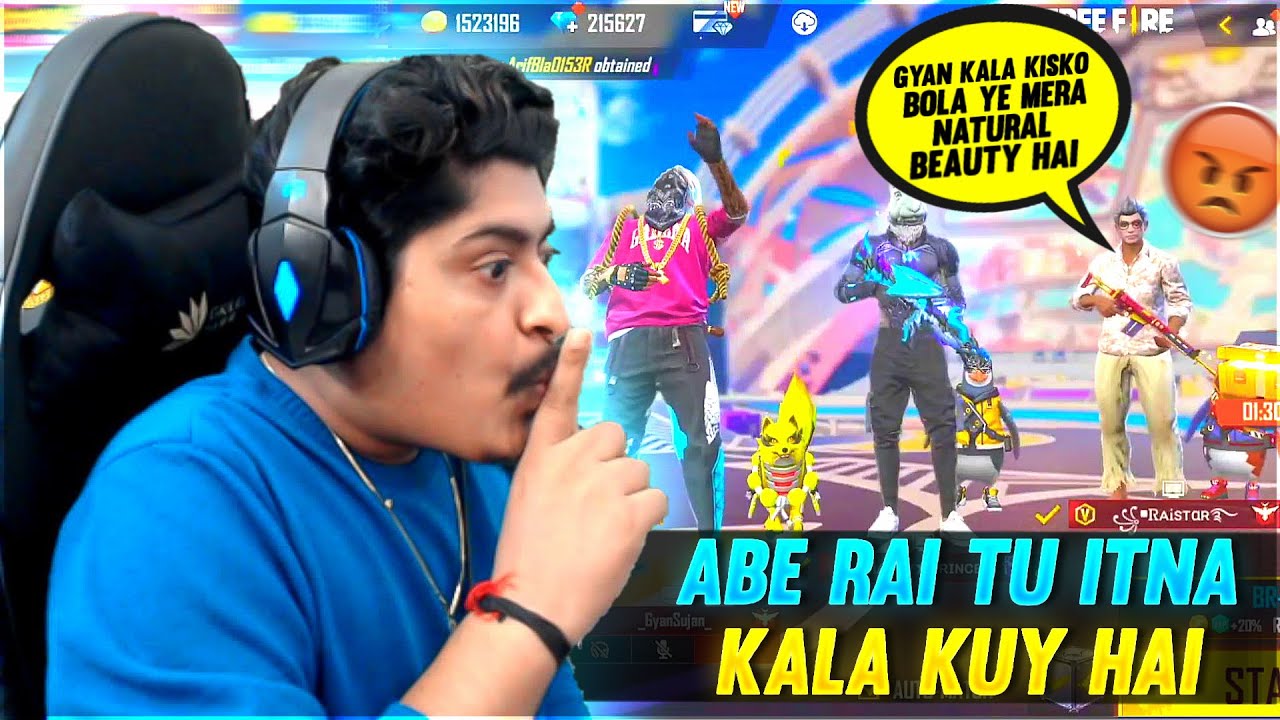 @RaiStar Noob Prank On @GyanGaming  - Raistar Funny Moment 😂🤣 [Must Watch] - Garena Free Fire