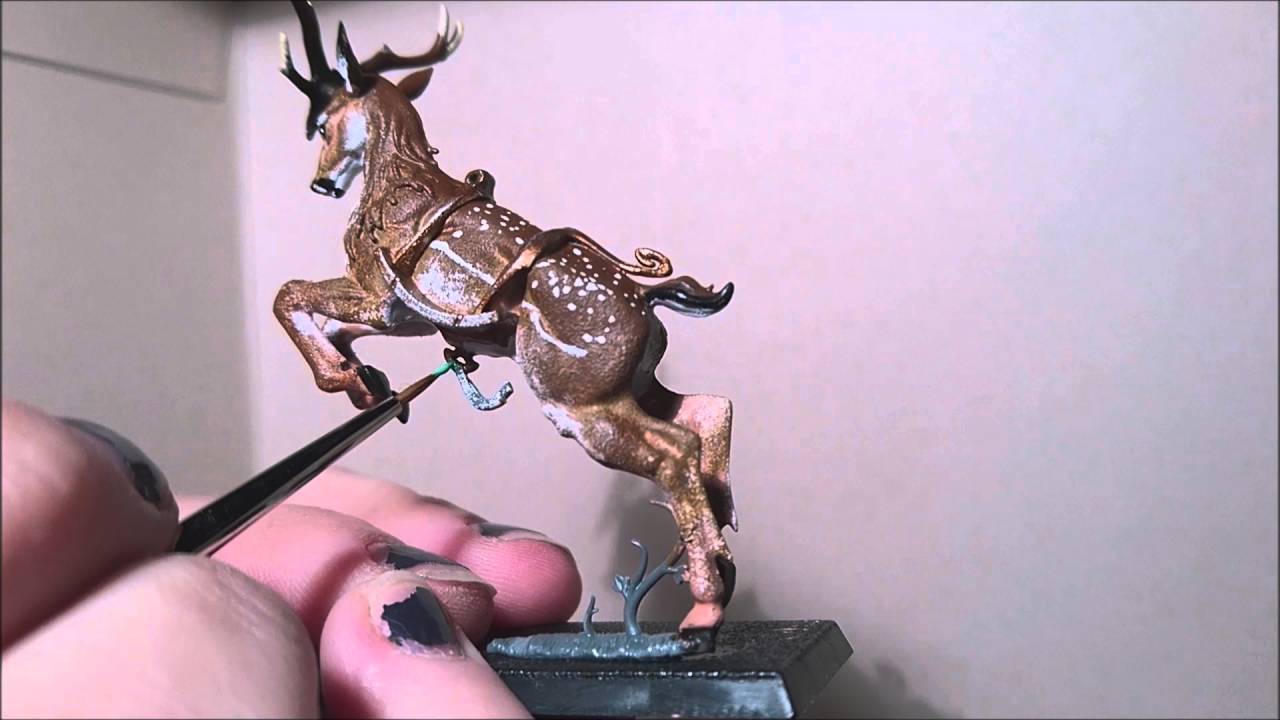 Sister of the Thorn Painting Tutorial (Antlers and Base)