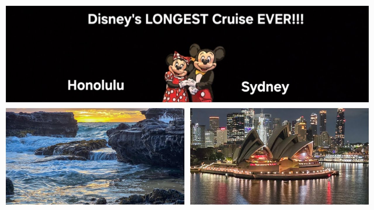 Disney Cruise Line South Pacific Cruise from Honolulu ending in Sydney Australia