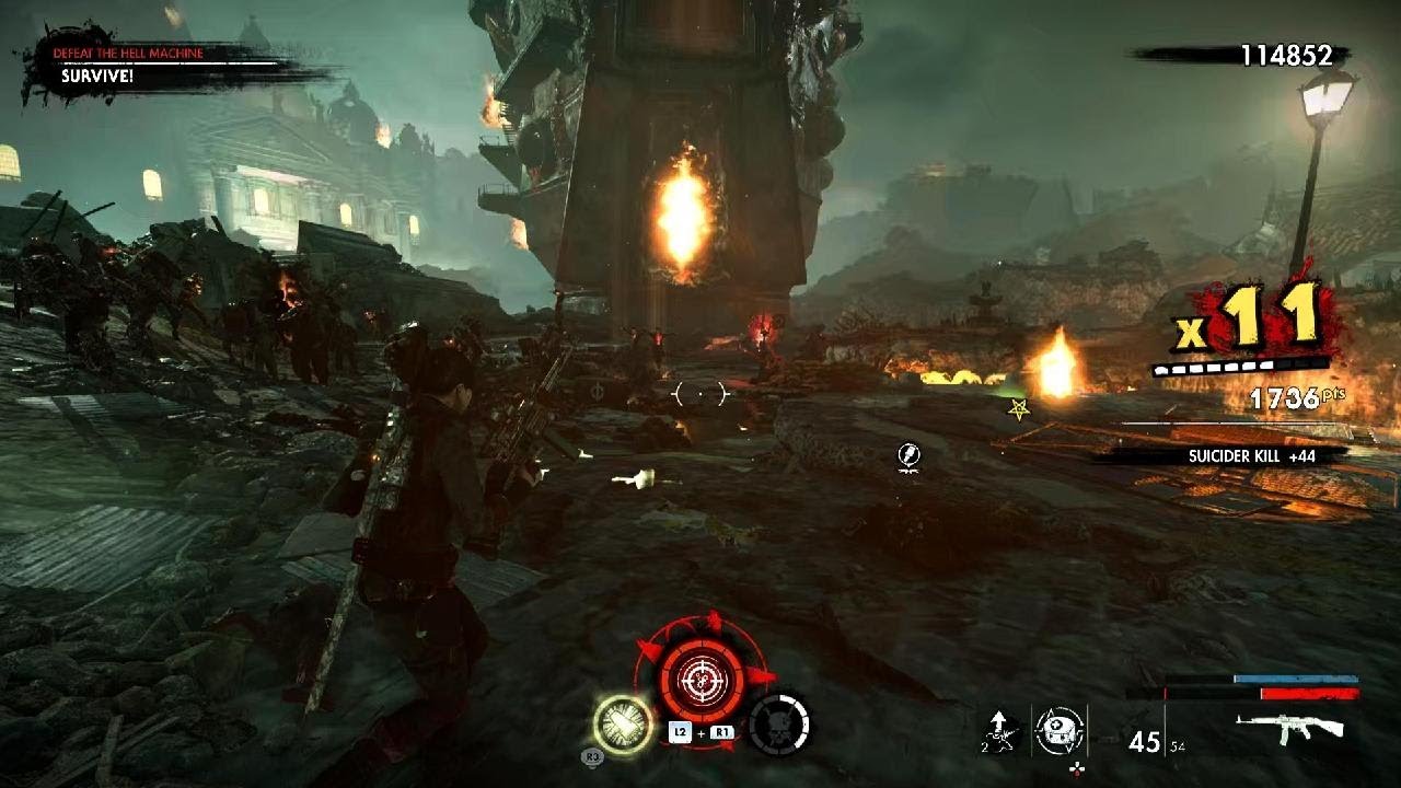 Zombie Army 4: Dead War - Solo Nightmare Hell Machine 2