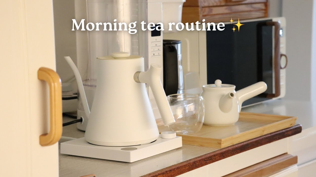 AESTHETIC MORNING TEA ROUTINE @Viggomommy