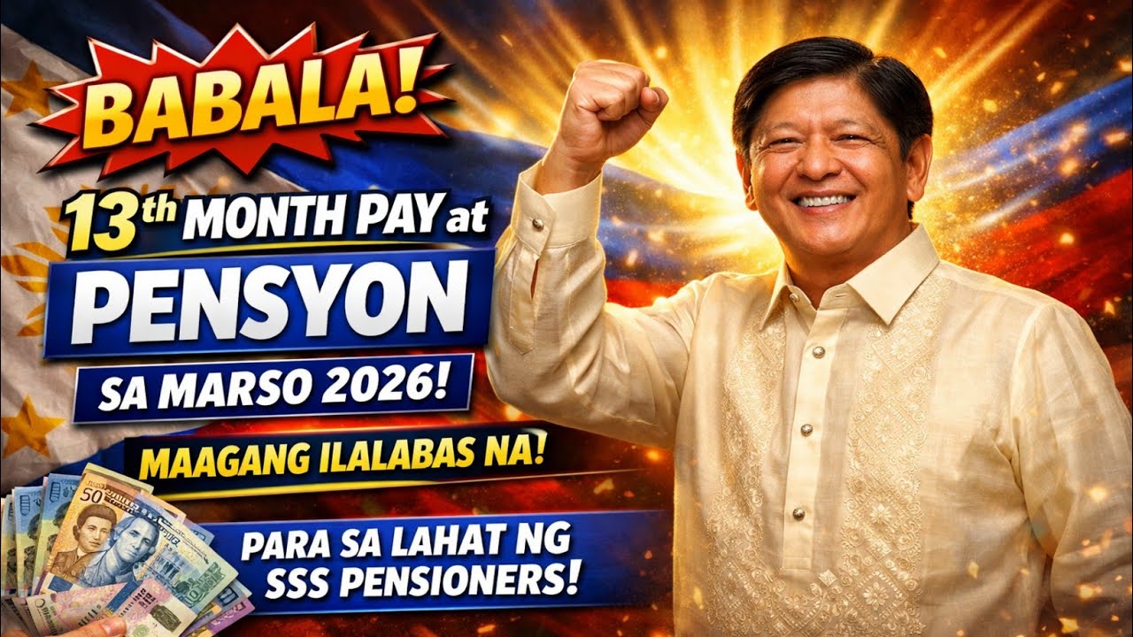 BABALA! 13th Month Pay at Pensyon sa Marso 2026 — Maagang Ilalabas para sa Lahat ng SSS Pensioners