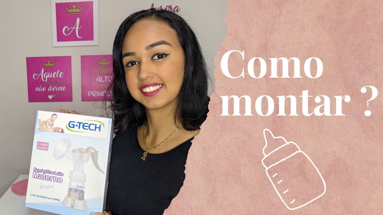 Como montar bombinha de tirar leite da G-Tech manual | Familia Serion