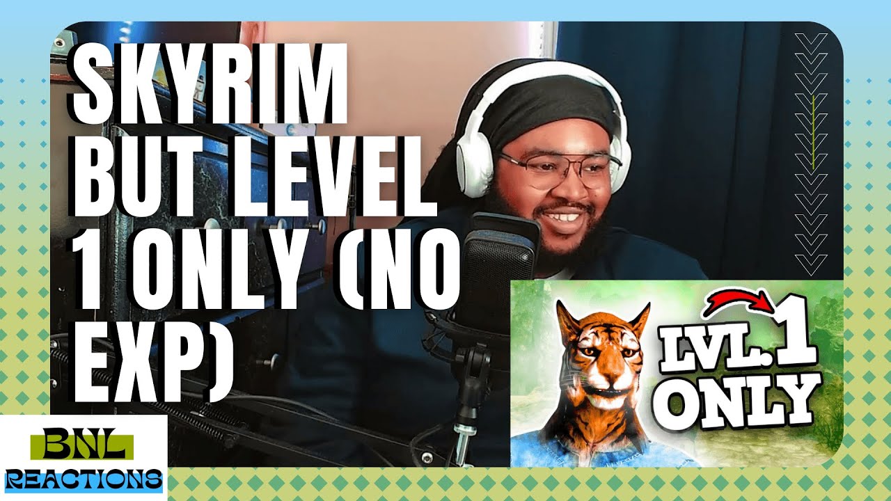 CAN YOU BEAT SKYRIM AT LEVEL 1 ONLY CHALLENGE  (Reaction) | The Spiffing Brit