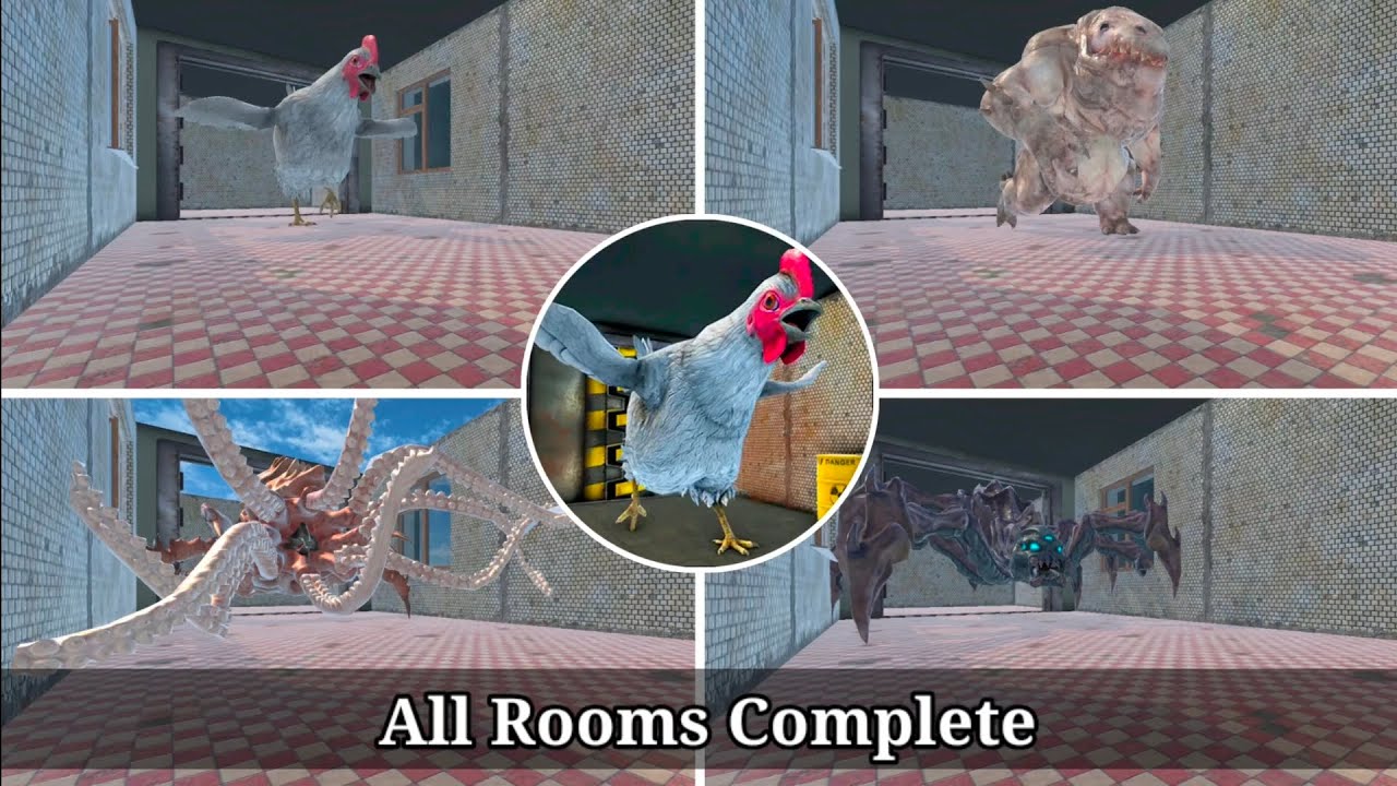 Evil Chicken: Scary Escape | Gameplay Walkthrough All Rooms Complete - Run from the Monsters!