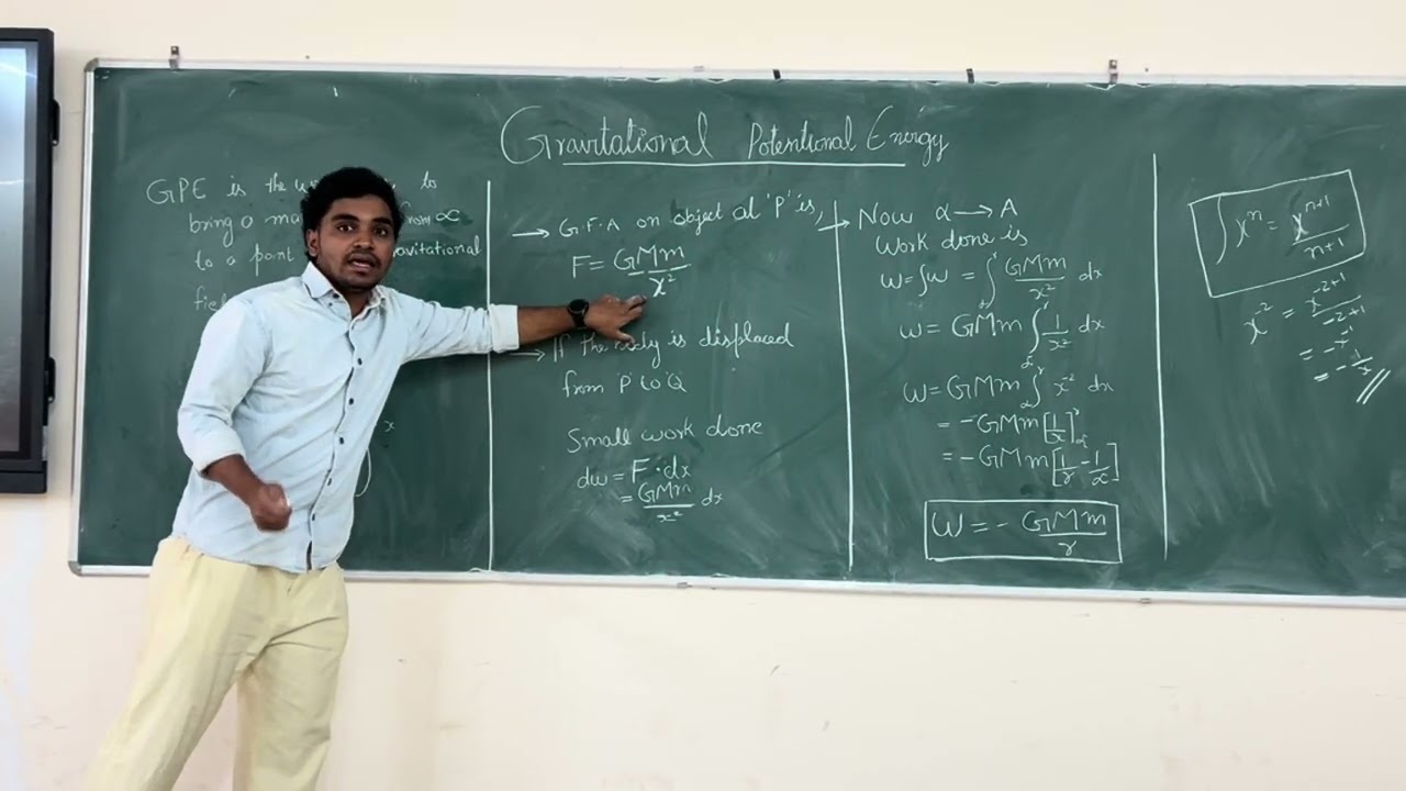 #gravitational potential energy #gravitation #plusone 