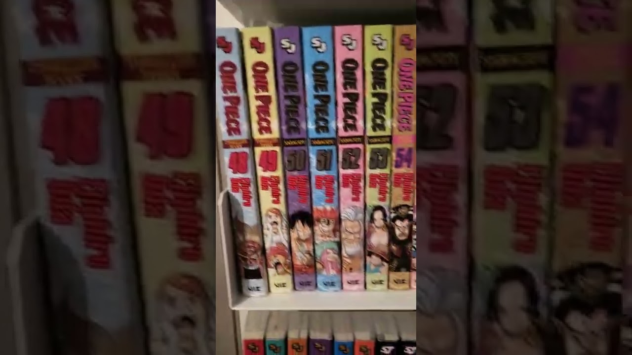 My one piece manga collection