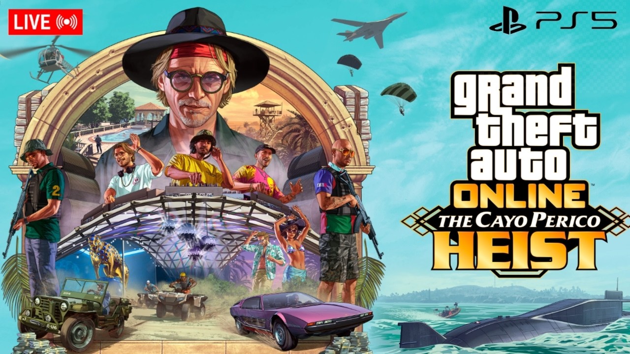 🔴 GTA 5 Online LIVE | Cayo Perico Heist Solo Gameplay | Hindi