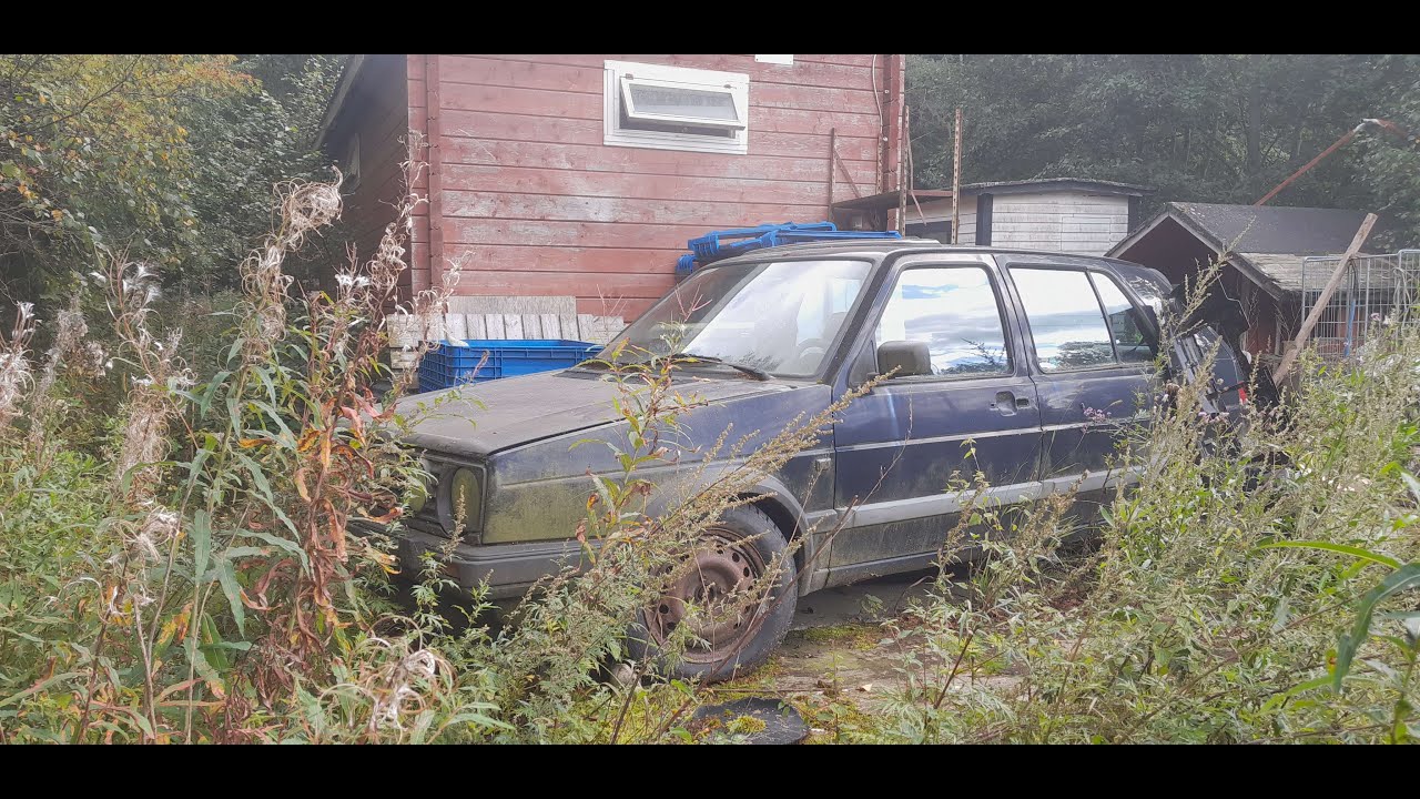 (technically) Abandoned VW golf mk2. Will it run?