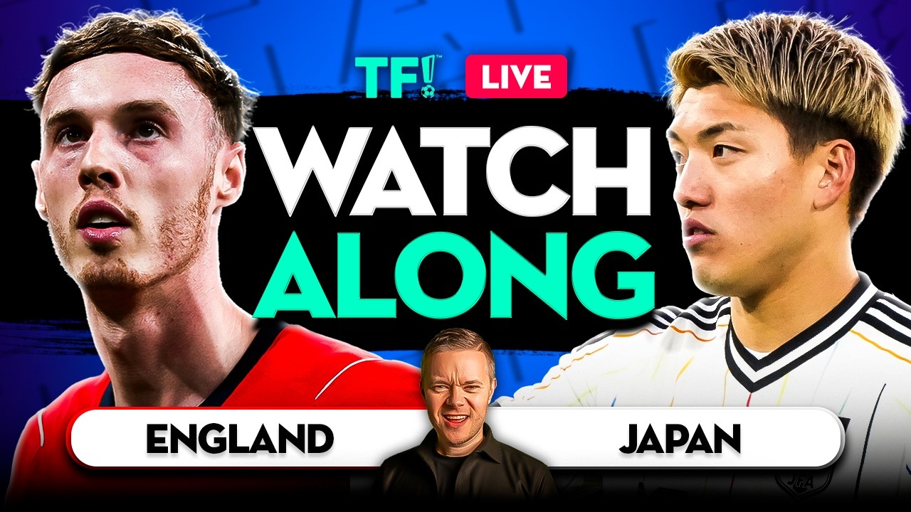 ENGLAND vs JAPAN LIVE with Mark Goldbridge