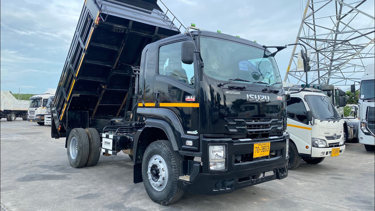 6ล้อดั๊มพ์ยางใหญ่มาแล้วกับ ISUZU FTR 240แรง ปี65 วิ่ง14,000กิโลเปิด1,450,000  ราคาต่อลองได้จร้า
