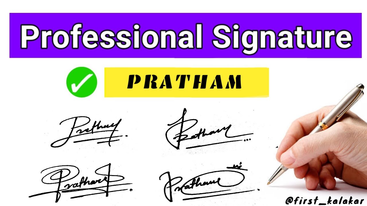 Pratham name signature style | P signature | P signature style | Letter P signature ideas #signature