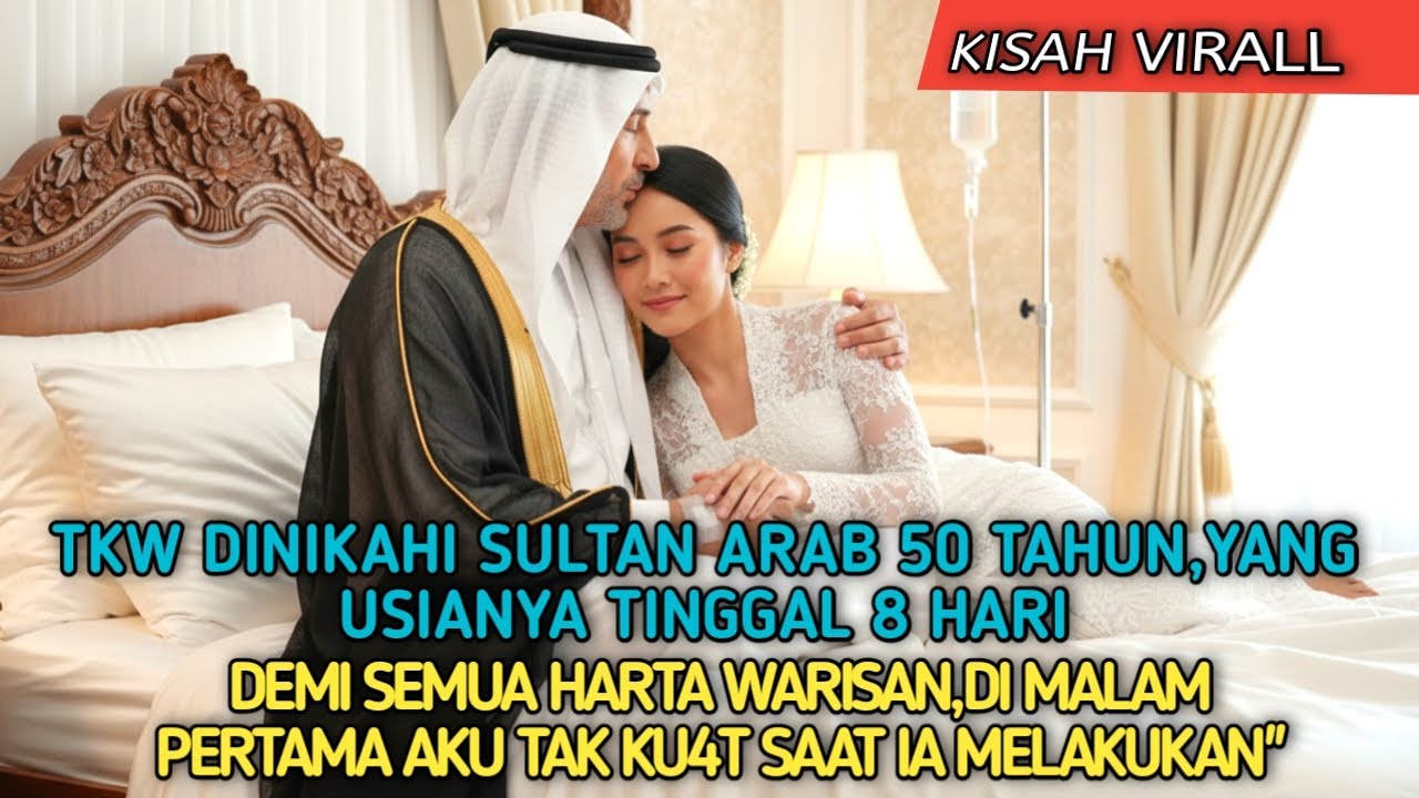TKW miskin dinikahi sultan arab 50 tahun yang di vonis dokter usia tinggal 8hari demi semua hartanya