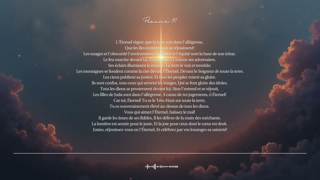 🌿 Psaume 97 | Le Très-Haut Sur Toute la Terre | Chant biblique CCM · Shuli Bible