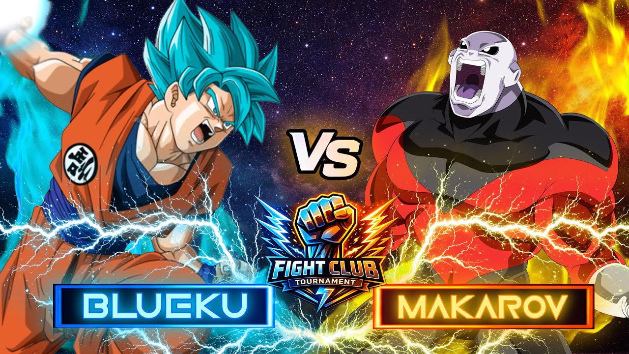Tournoi Fight Club #1 Blueku (Blueku, UI, Hit) vs MAKAROV (Kefla , Kid Goku , Jiren) [Tour 2]