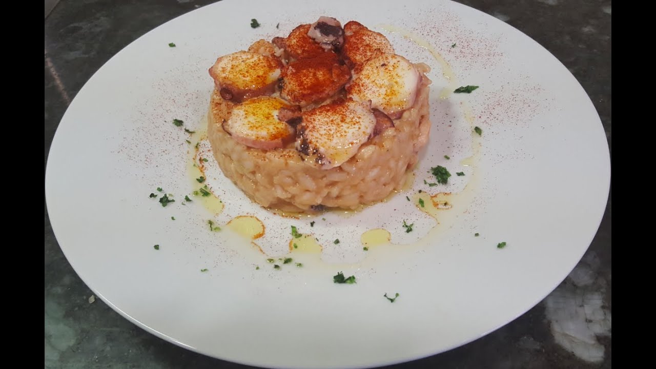 Risotto de pulpo