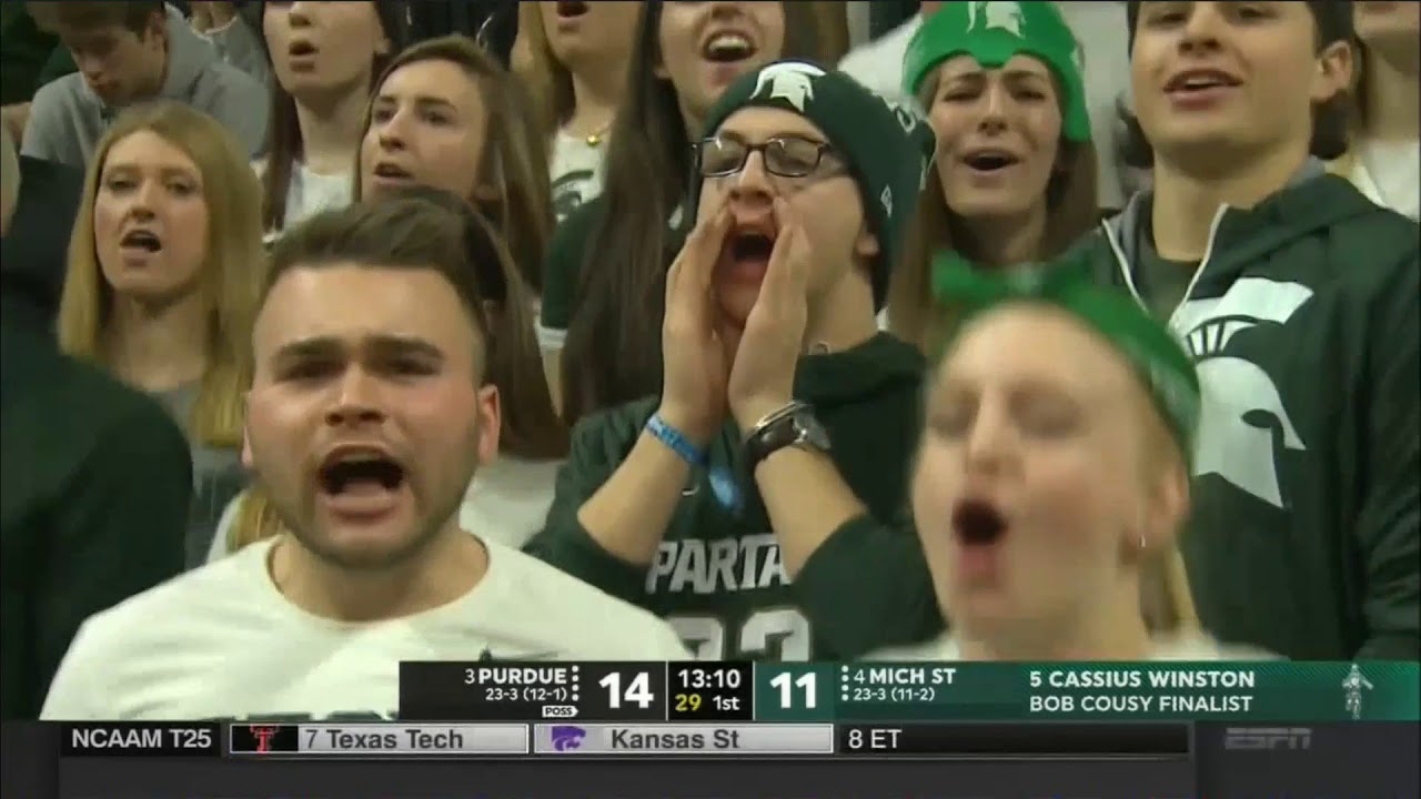 (NCAAM) #3 Purdue Boilermakers at #4 Michigan State Spartans in 40 Minutes (2/10/18)