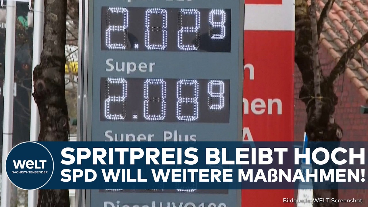 SPRITPREIS-EXPLOSION: Benzin und Diesel bleiben auf Rekordniveau! SPD will weitere Ma&szlig;nahmen