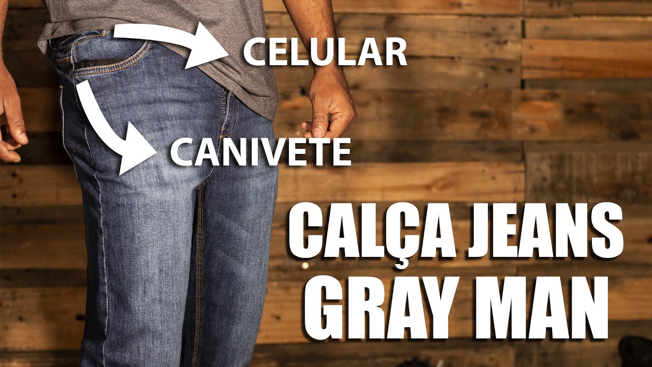Calça Wolf Triple Invisible - A Calça Jeans mais Gray Man do Brasil