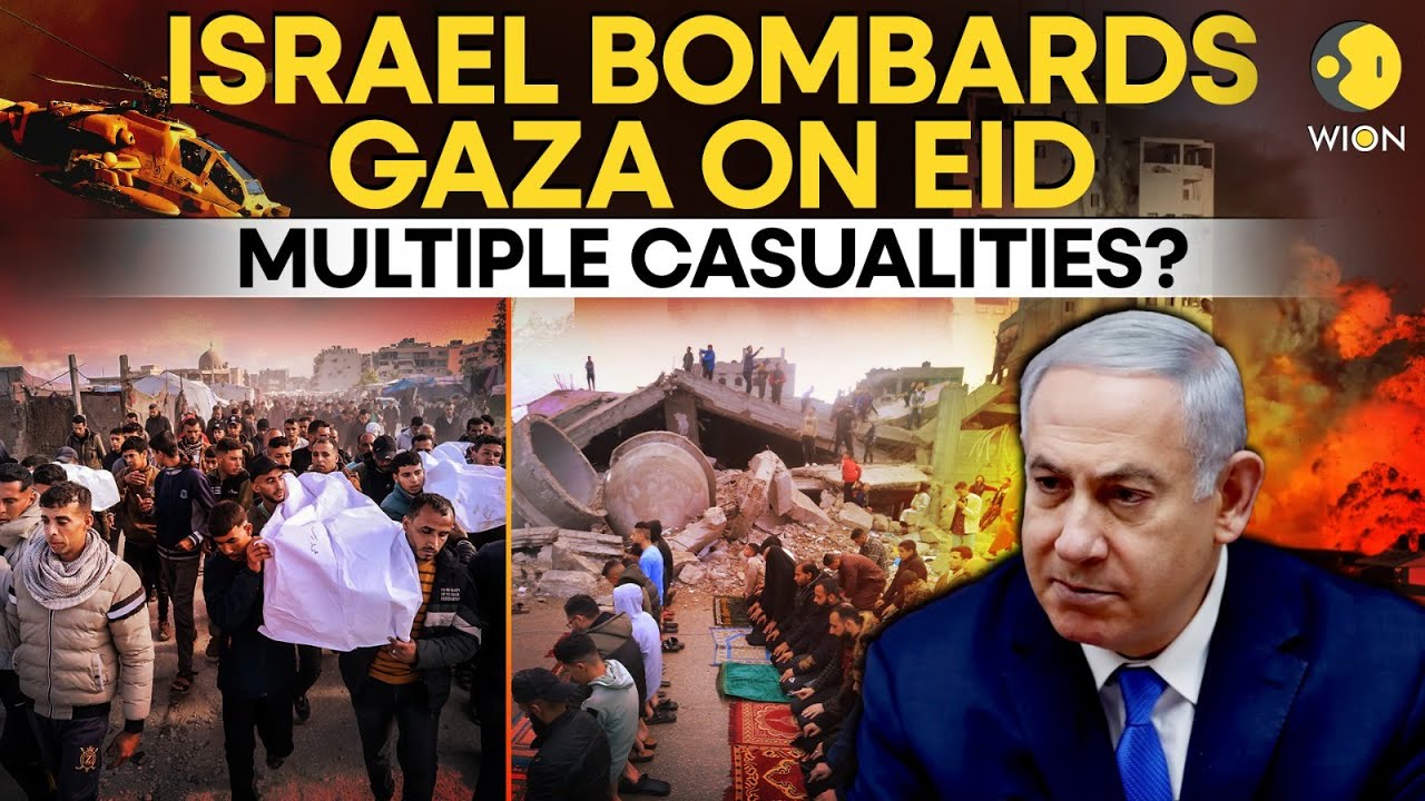 Israel Hamas War LIVE: Israel's Helicopter Attack On Gaza As Palestinians Mark Eid Al-fitr | WION