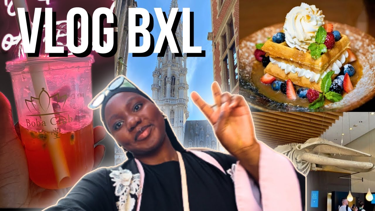 VLOG : solo date à Bruxelles, musée, bubble tea, romanticize life, je me perds…| IAMDALOBA