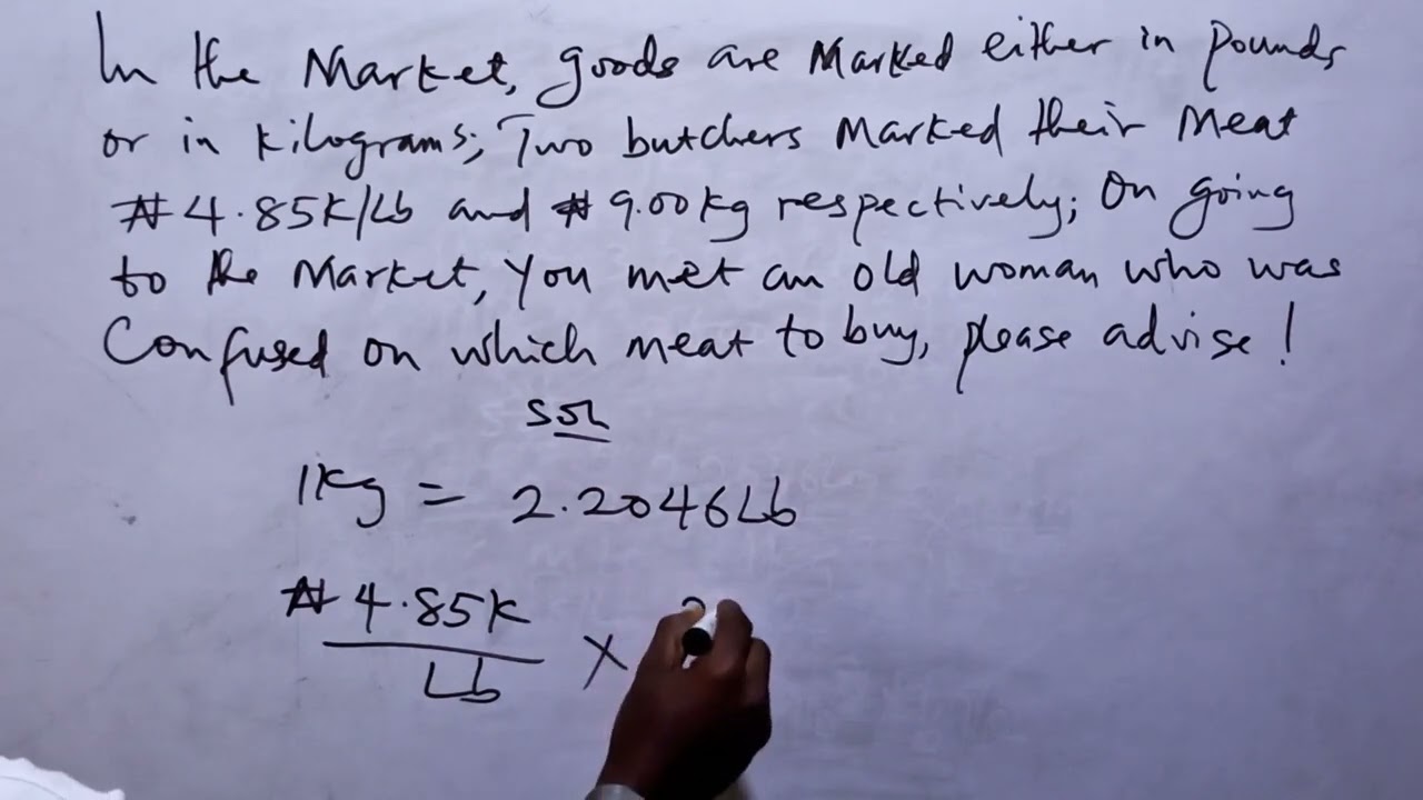 Pounds to Kilograms Conversion Explained Step-by-Step