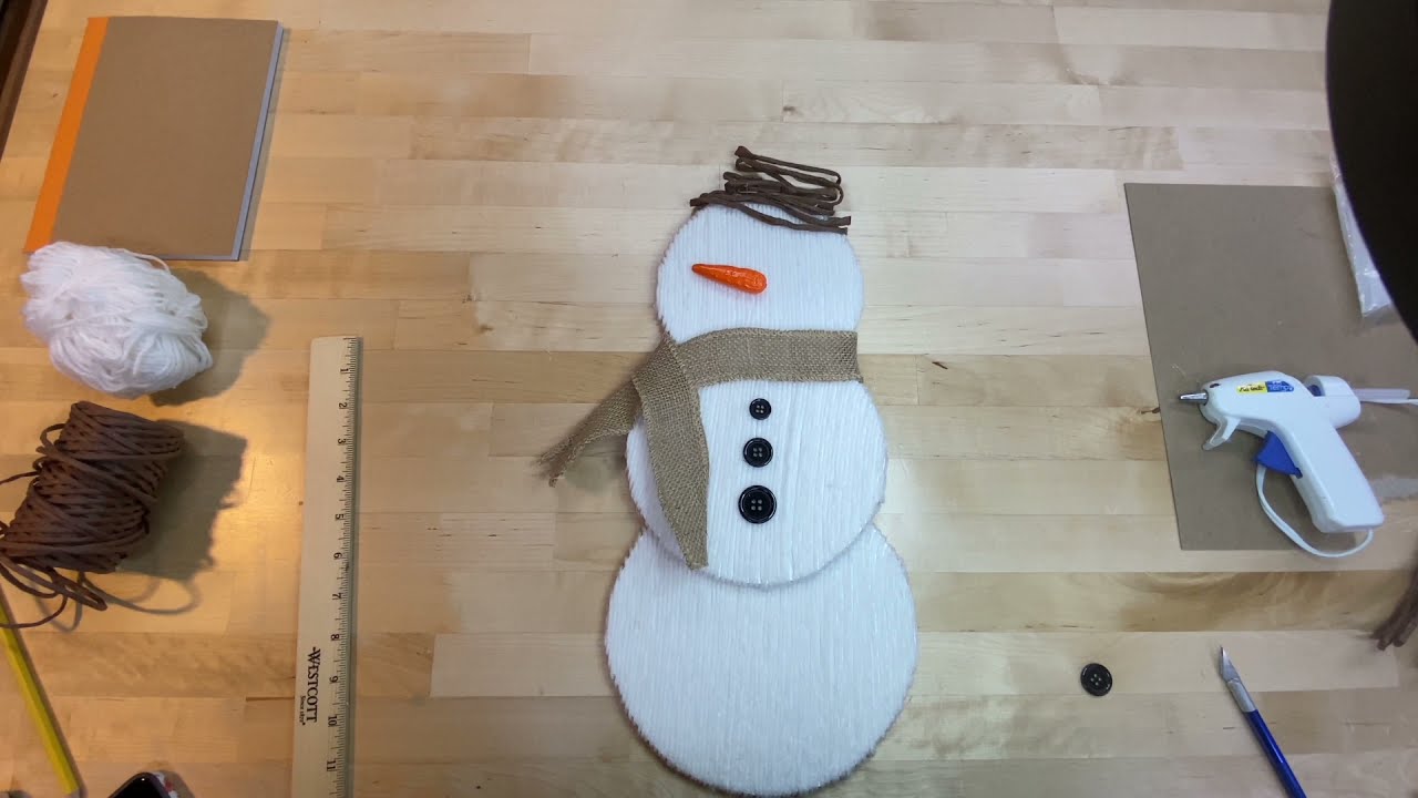 Snowman Door Hanger