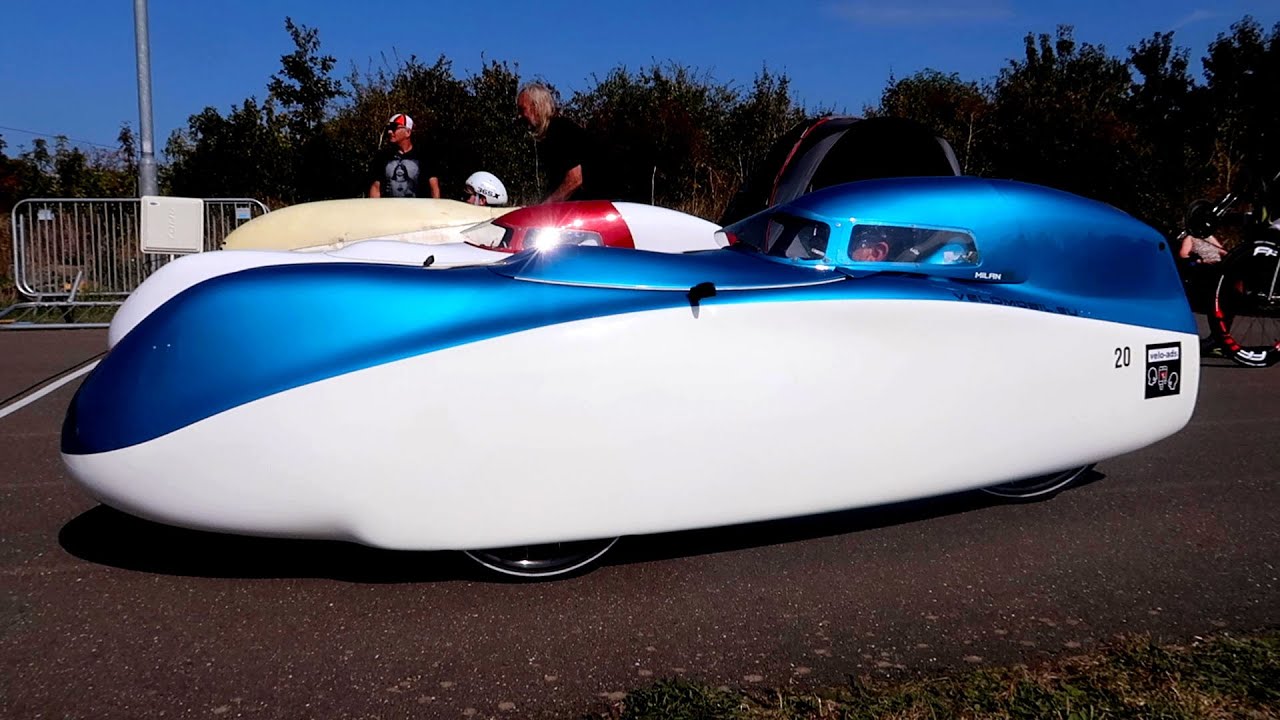 Human-powered vehicle racing and a new super-light AFTER 7 Velomobile / Darley Moor / Gravesend 2020