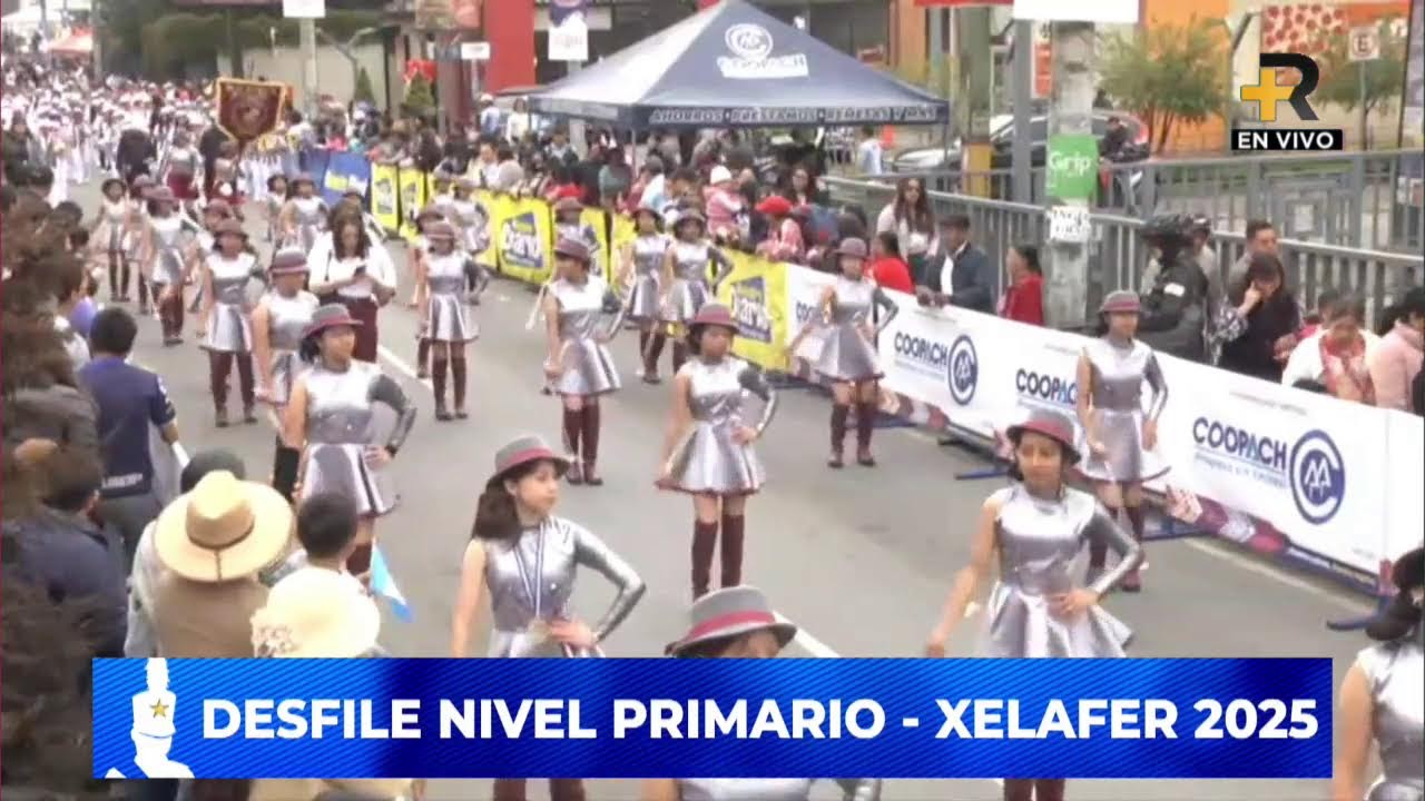 Desfile inaugural XelaFer 2025 de nivel primario