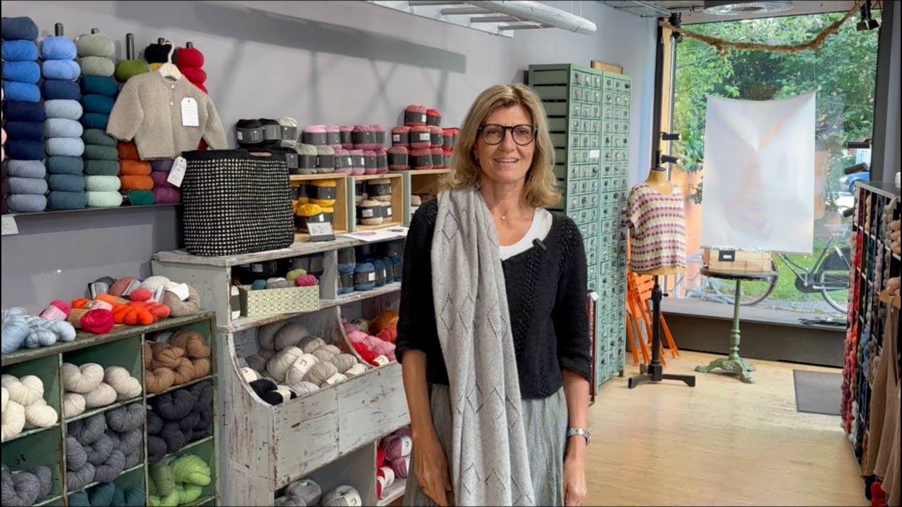 Sommerliche Stola / Tuch / Wrap mit feinem Muster für laue Sommernächte stricken