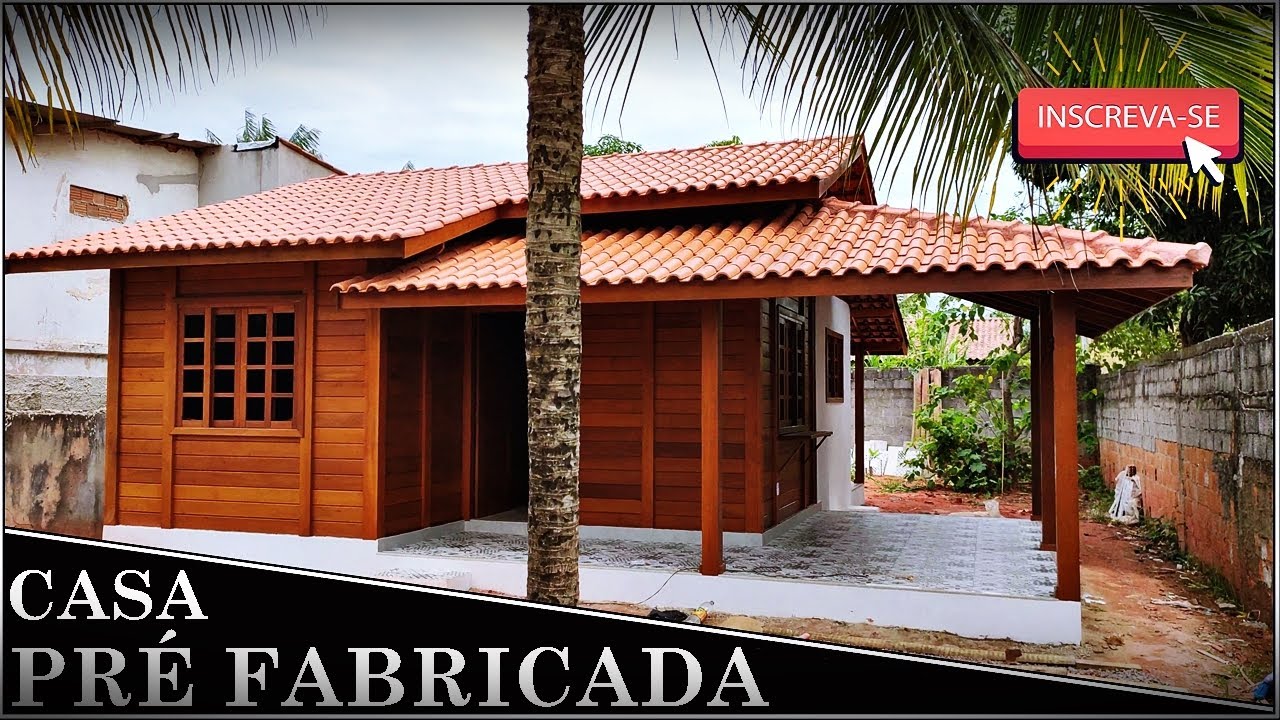 Casa de Madeira Pré Fabricada #06