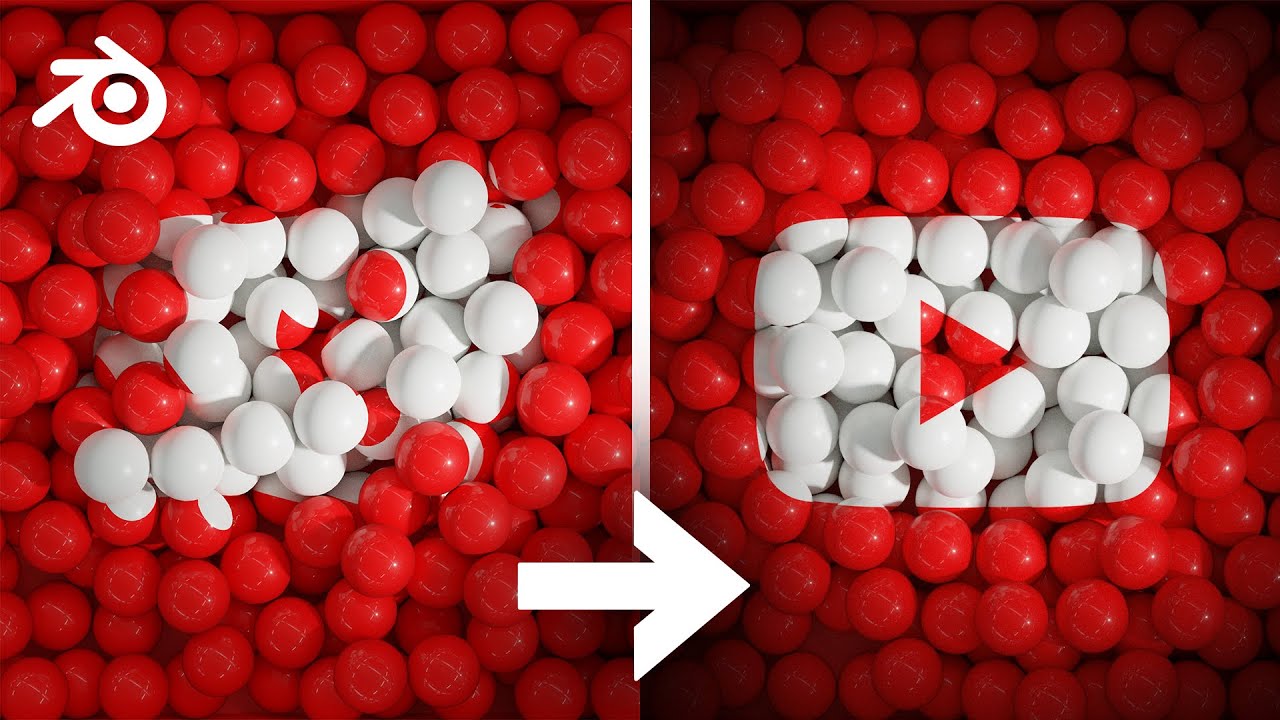 Amazing Logo Simulation made in Blender