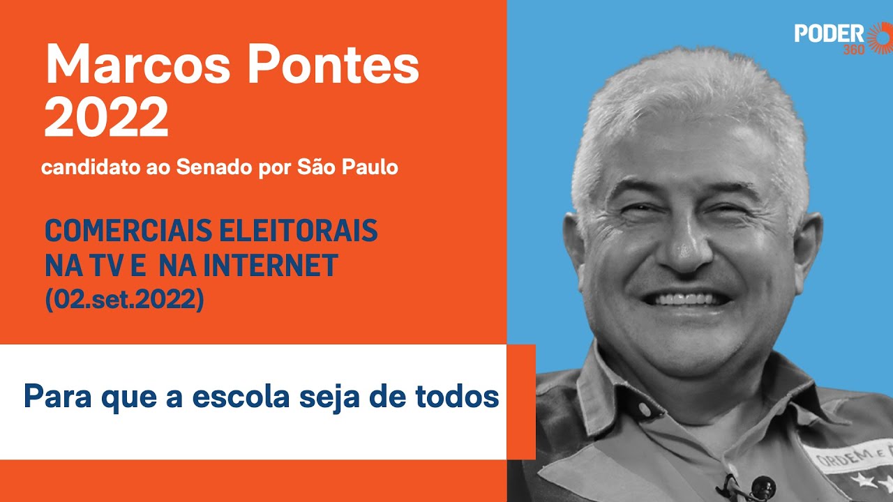 Marcos Pontes (programa eleitoral 1min11seg. - TV): Para que a escola seja de todos (02.set.2022)