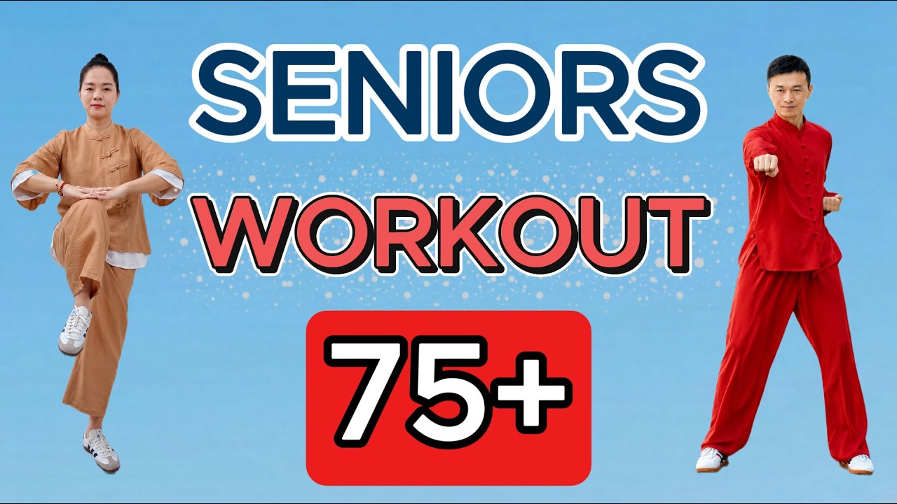 Комплексная тренировка дома для пожилых 75+ | Легко, бережно и безопасно