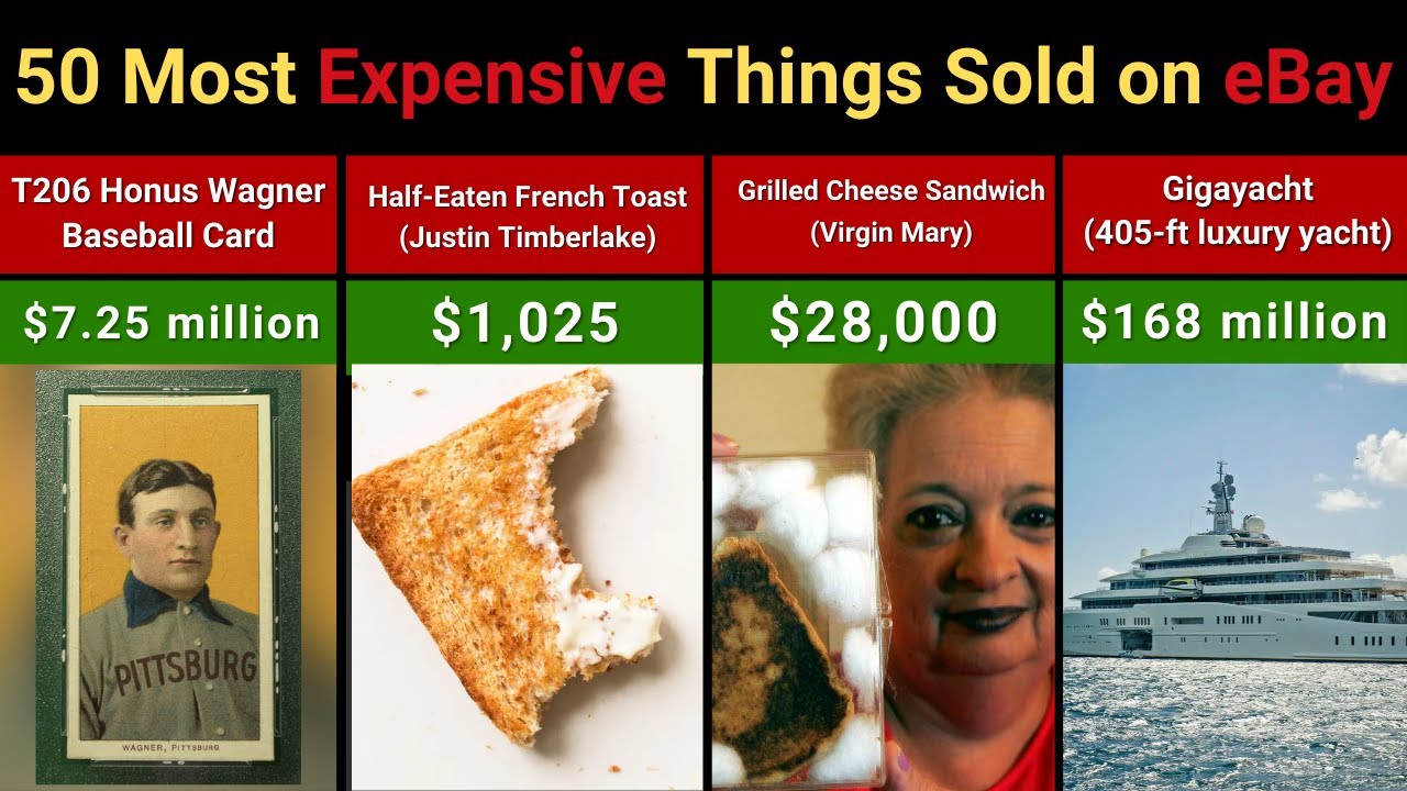 50 Most Expensive Things Sold on eBay | Timeline Trek 50