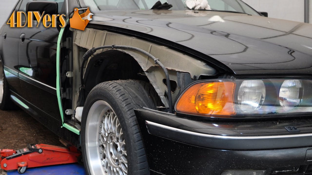 Сделай сам: снятие крыла BMW E39