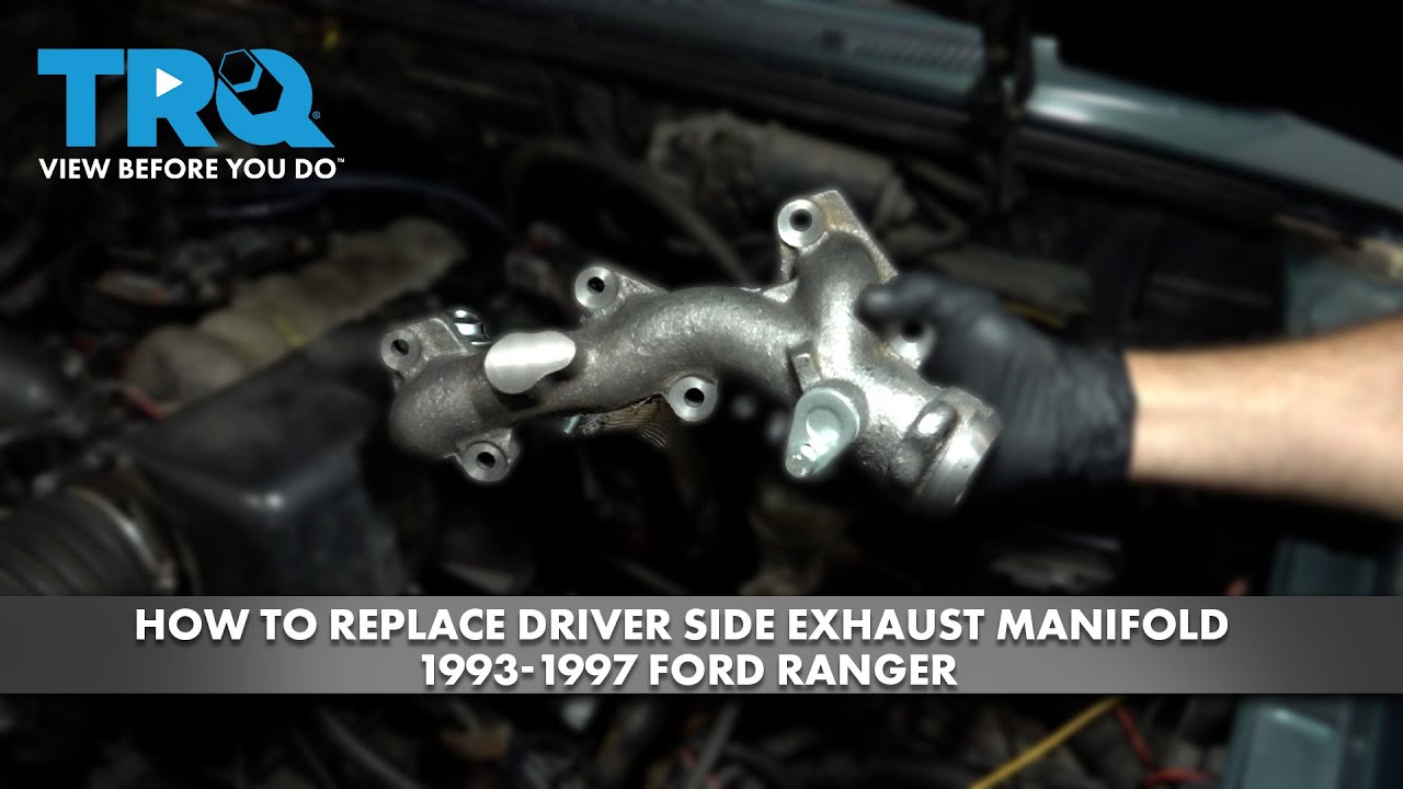 Как заменить выпускной коллектор со стороны водителя на Ford Ranger 1993-1997 годов