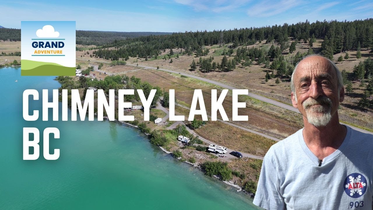 Ep. 428: RV camping at azure blue Chimney Lake, BC | RV travel Canada