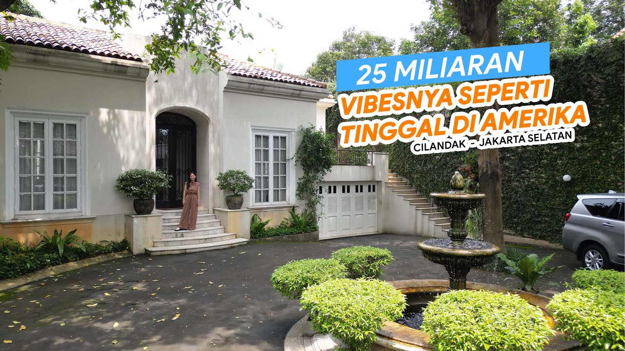 Eps. 501 | RUMAH GAYA EROPA COCOK UTK PENSIUN ATAU VILLA. Di CILANDAK JAKARTA SELATAN (sold)