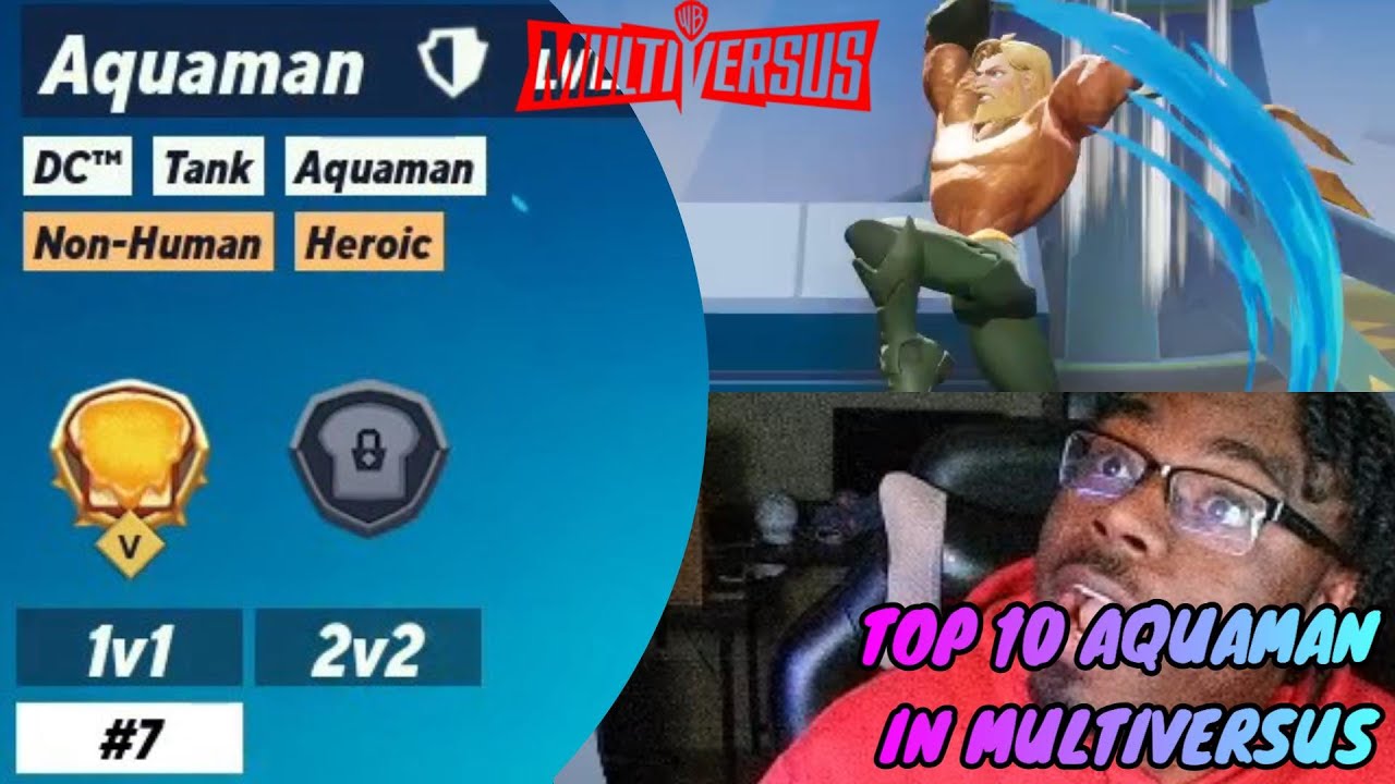 TOP 10 AQUAMAN PLAYER!! | Multiversus - Aquaman RANKED GAMEPLAY