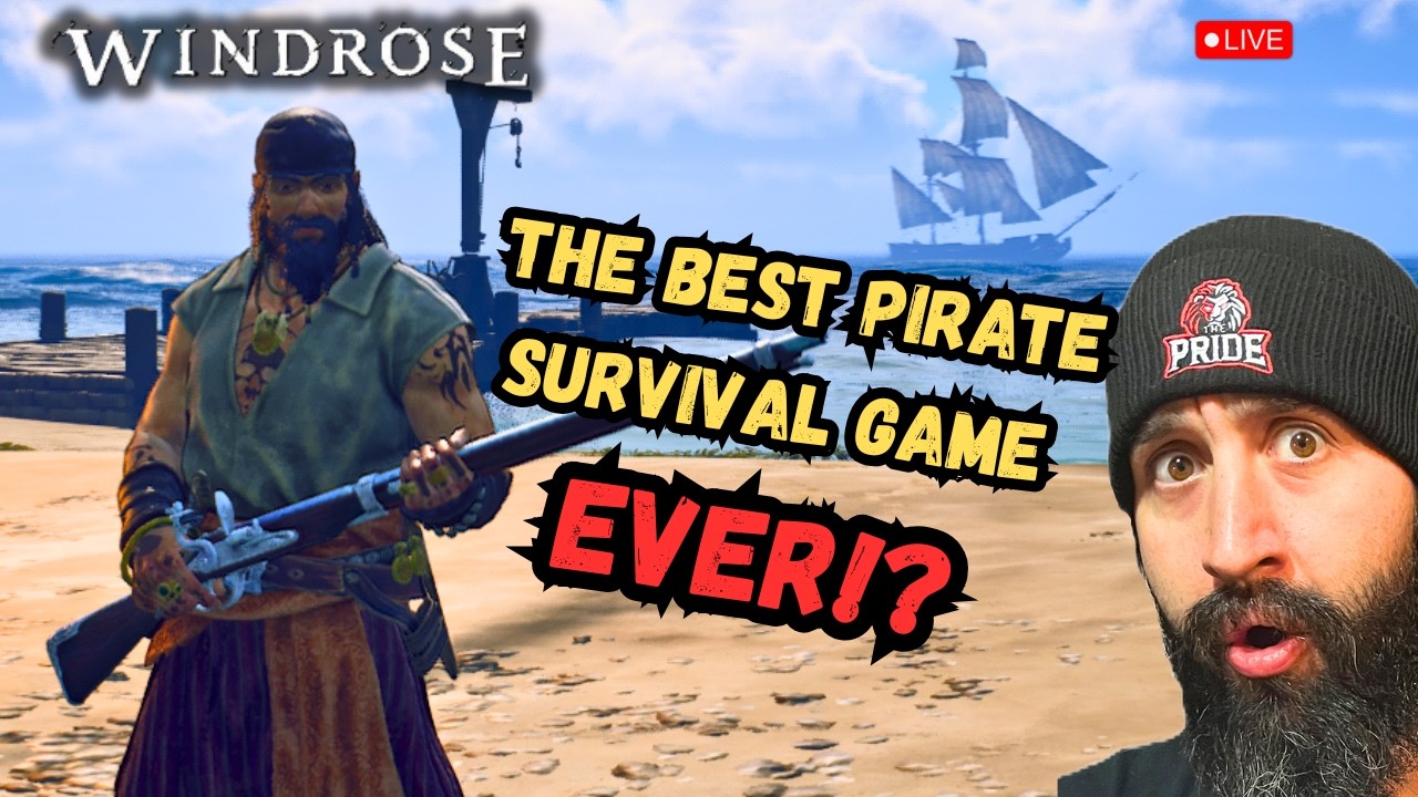 🔴 The Pirate Survival Game We Needed! | Windrose Part 1