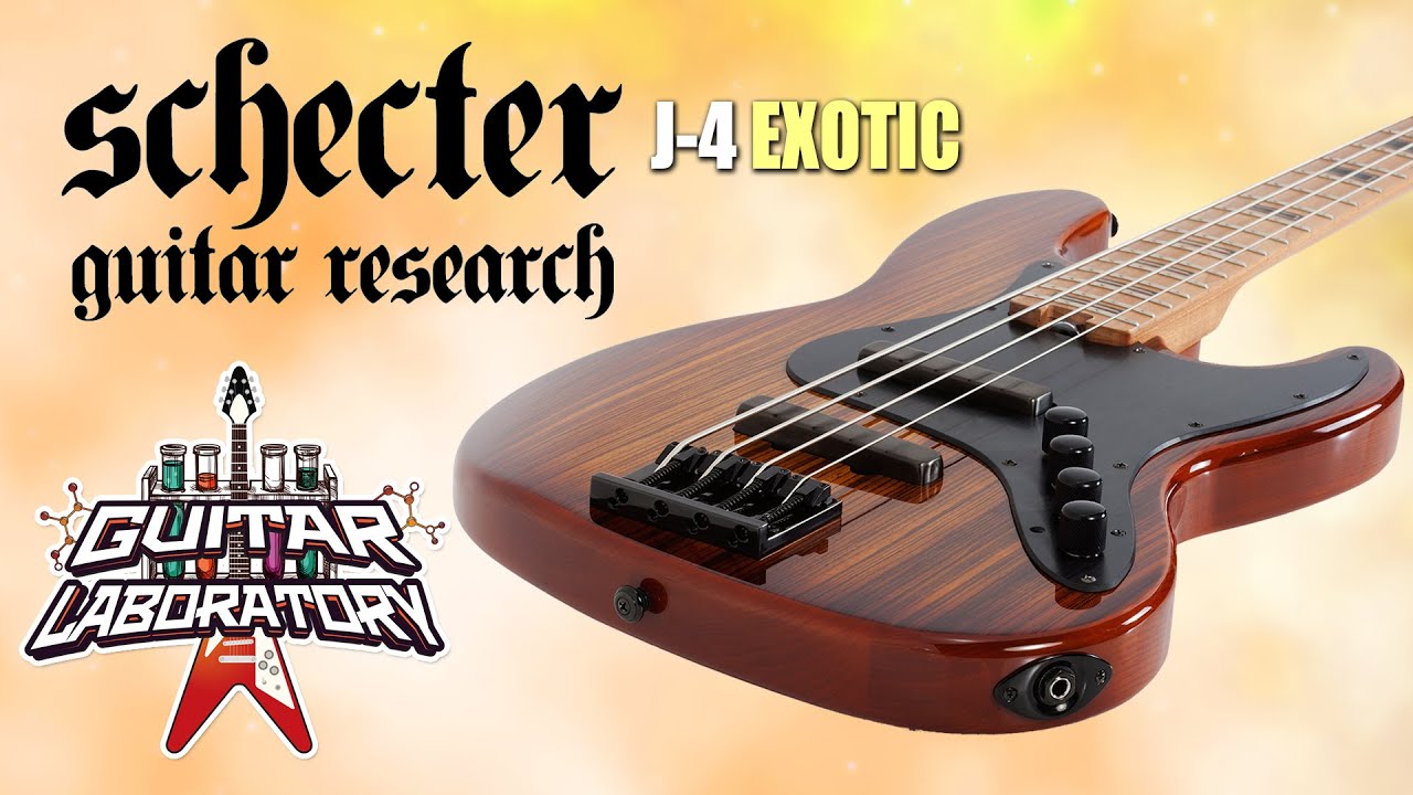 Бас-гитара SCHECTER J-4 EXOTIC (модерновый джаз бас)