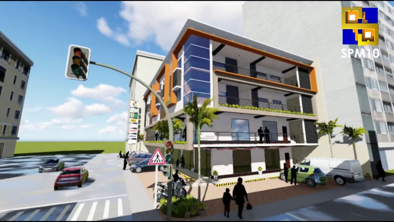Cagayan de Oro Builder/SPM10 - 4 Storey Commercial Building Concept