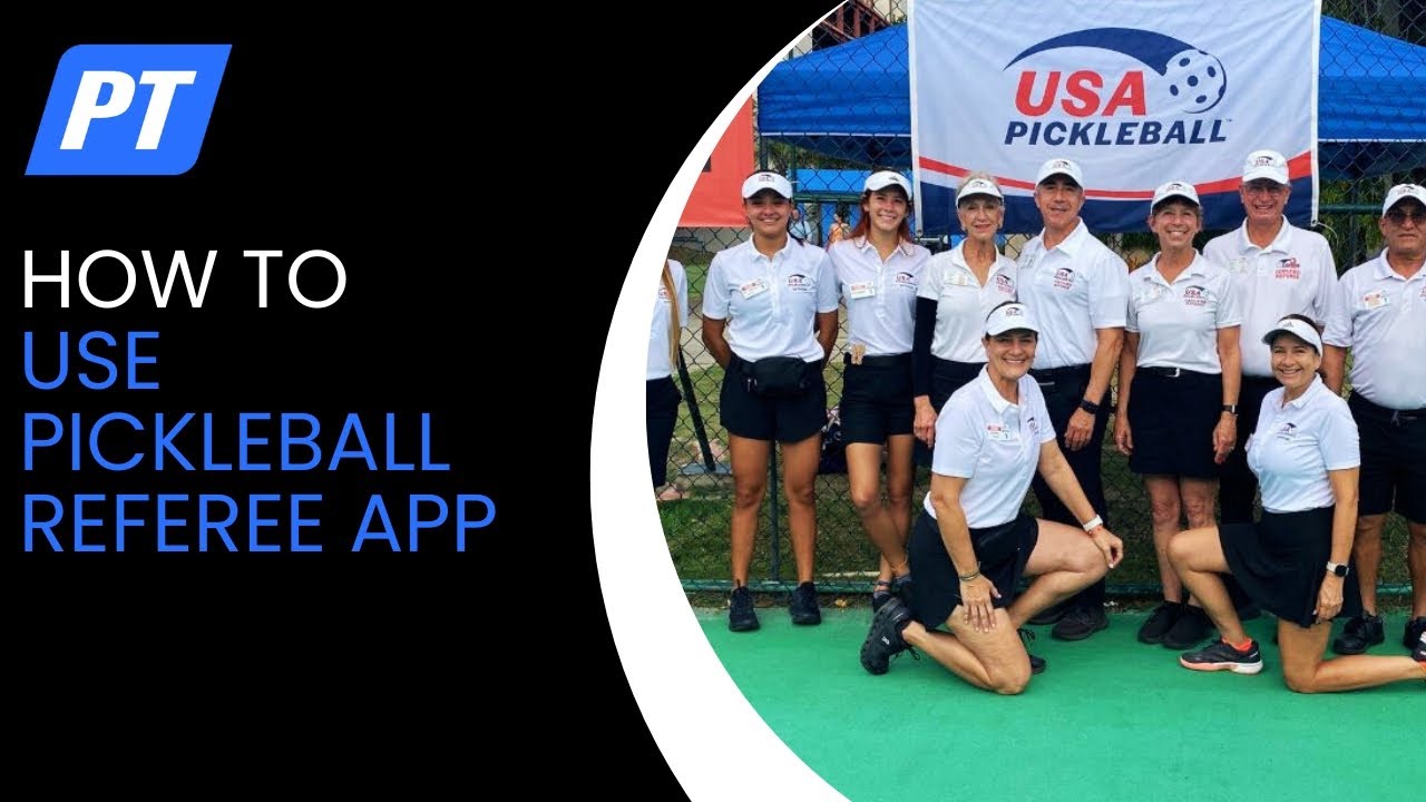 How to Use the Pickleball Referee App