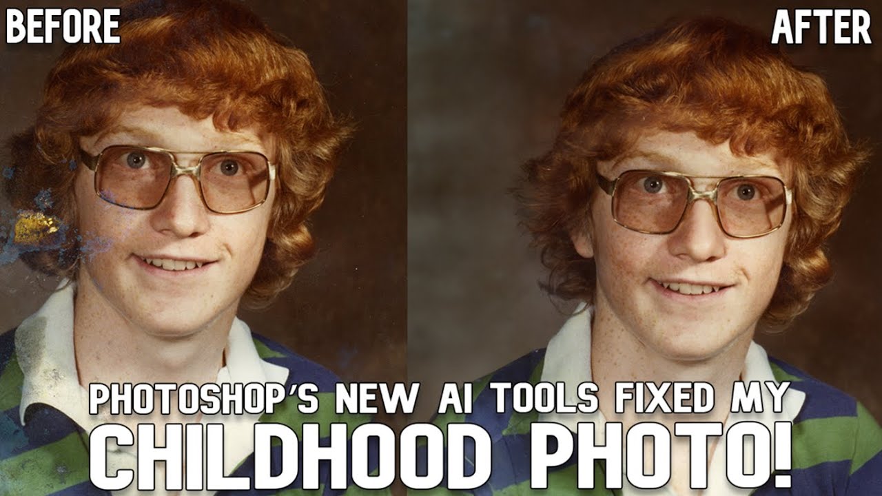 Photoshop’s New AI Tools Fixed My Childhood Photo!