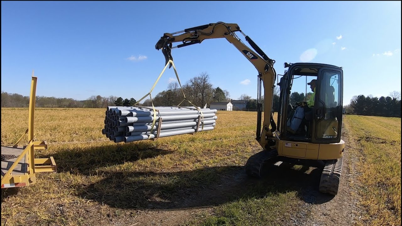Mini Excavator ( Cat 304 ) Trenching for 5g in Lancaster ,Pa