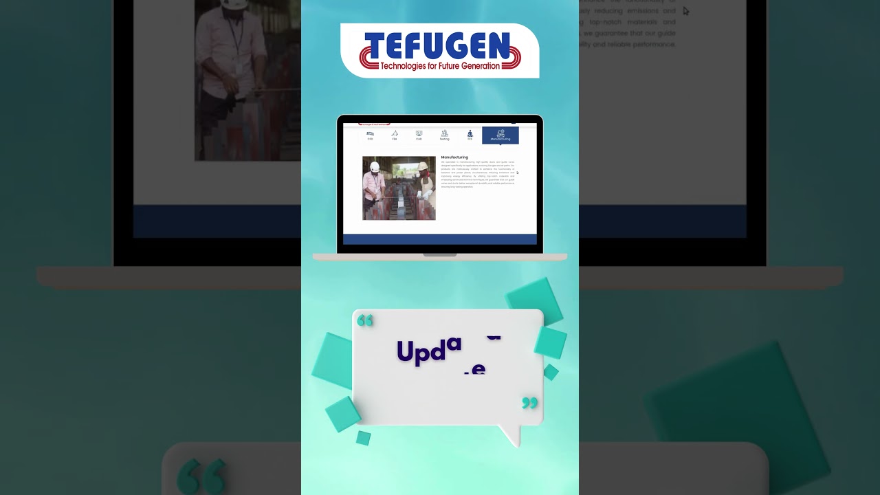 TEFUGEN Website launch #websitelaunch  #newwebsite #cfd #fea #cad #testing #manufacturing #viral