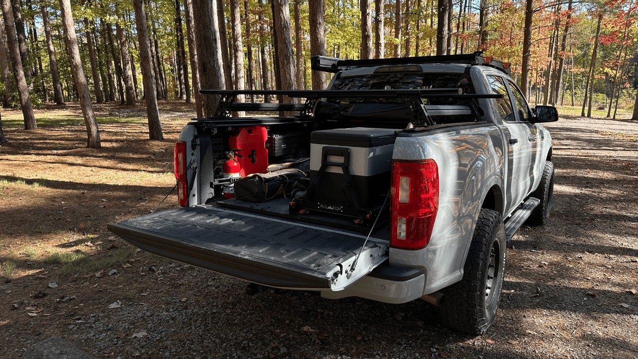 Overlanding Truck Bed System - 2021 Ford Ranger Overland Build